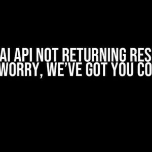 Llama AI API Not Returning Response? Don’t Worry, We’ve Got You Covered!