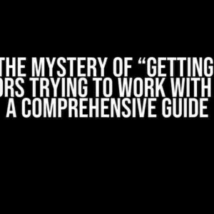 Solving the Mystery of “Getting npm run dev errors trying to work with Svelte”: A Comprehensive Guide